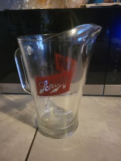 Vintage Schlitz beer pitcher