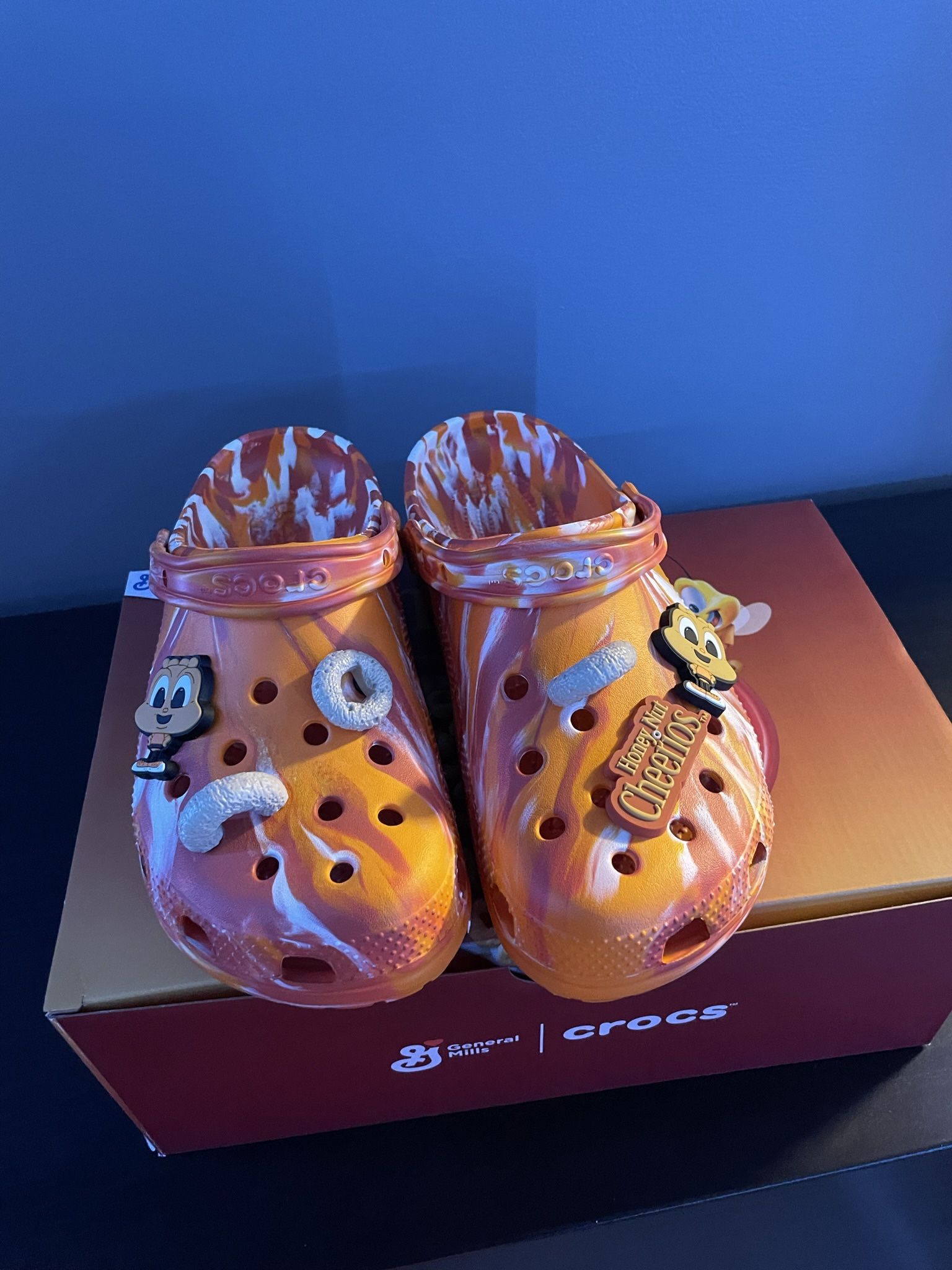 Honey Nut Cheerios Crocs Size 10