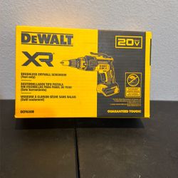 New Dewalt 20V XR Brushless Drywall Screwgun