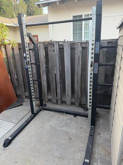 Squat rack with pull up bar 7 foot tall
