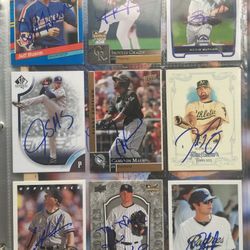 Autographed Items Make Offer Each Or All