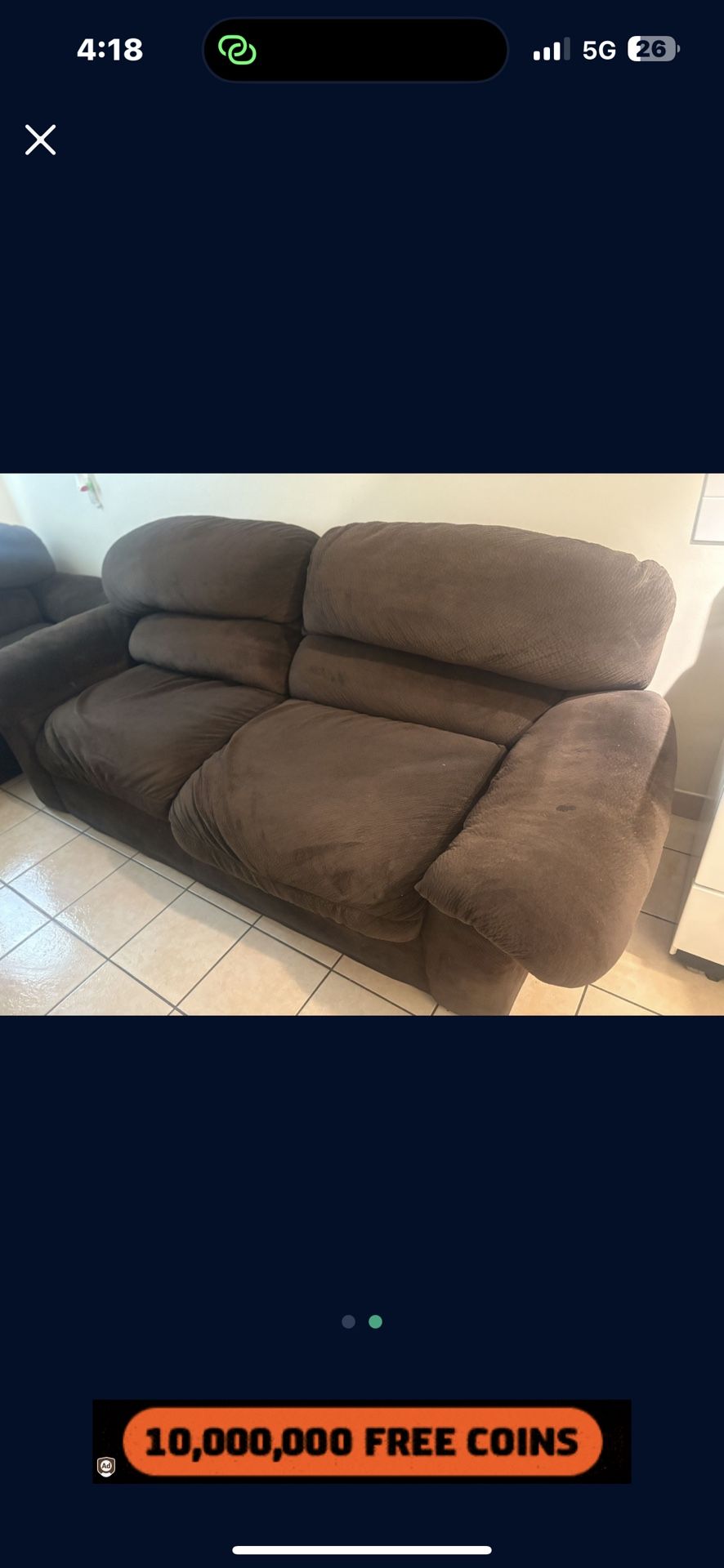 Brown Couches