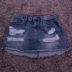 Denim Mini Skirt