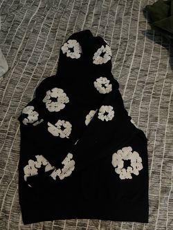 denim tears black hoodie
