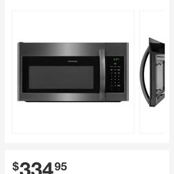 Over The Range Microwave Black stainless