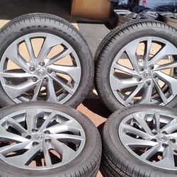 18" NISSAN WHEELS GOODYEAR RUN FLAT TIRES