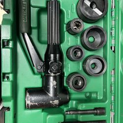 8 Ton Greenlee Knock Out Set 