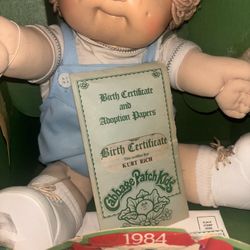 Authentic 1984 Boy Cabbage Patch 