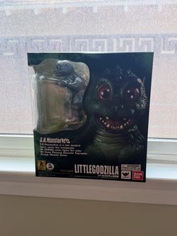 Bandai Little Godzilla and Crystal Set - S.H. MonsterArts (RARE)