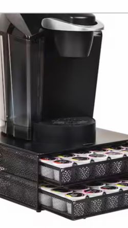 Single Serve Coffee Pod Organizer with 2 Drawers, 72 Pod Capacity,