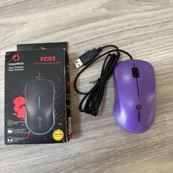 COOLERPLUS FC112 USB Optical Wired Computer Mouse with Easy Click for Office ...