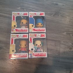 Simpson Funko Pop Set