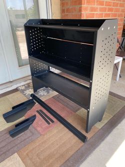 Adjustable cargo van shelving fit for full-size vans 42”Wx42”H