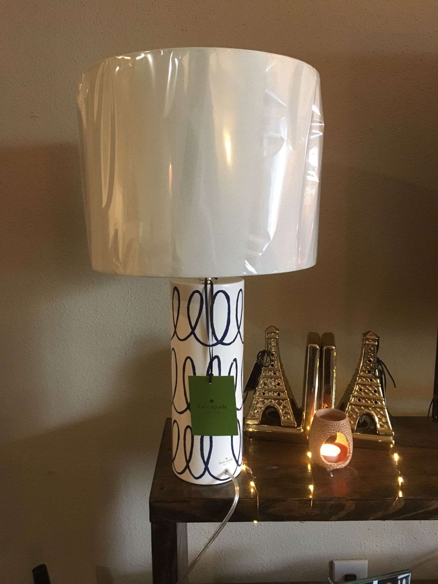 Kate Spade New York Charlotte Blue Lamp for Sale in Dunwoody, GA - OfferUp