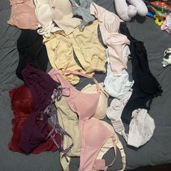 16+ Pieces Of Maternity/breastfeeding Bras (Medium/Large)