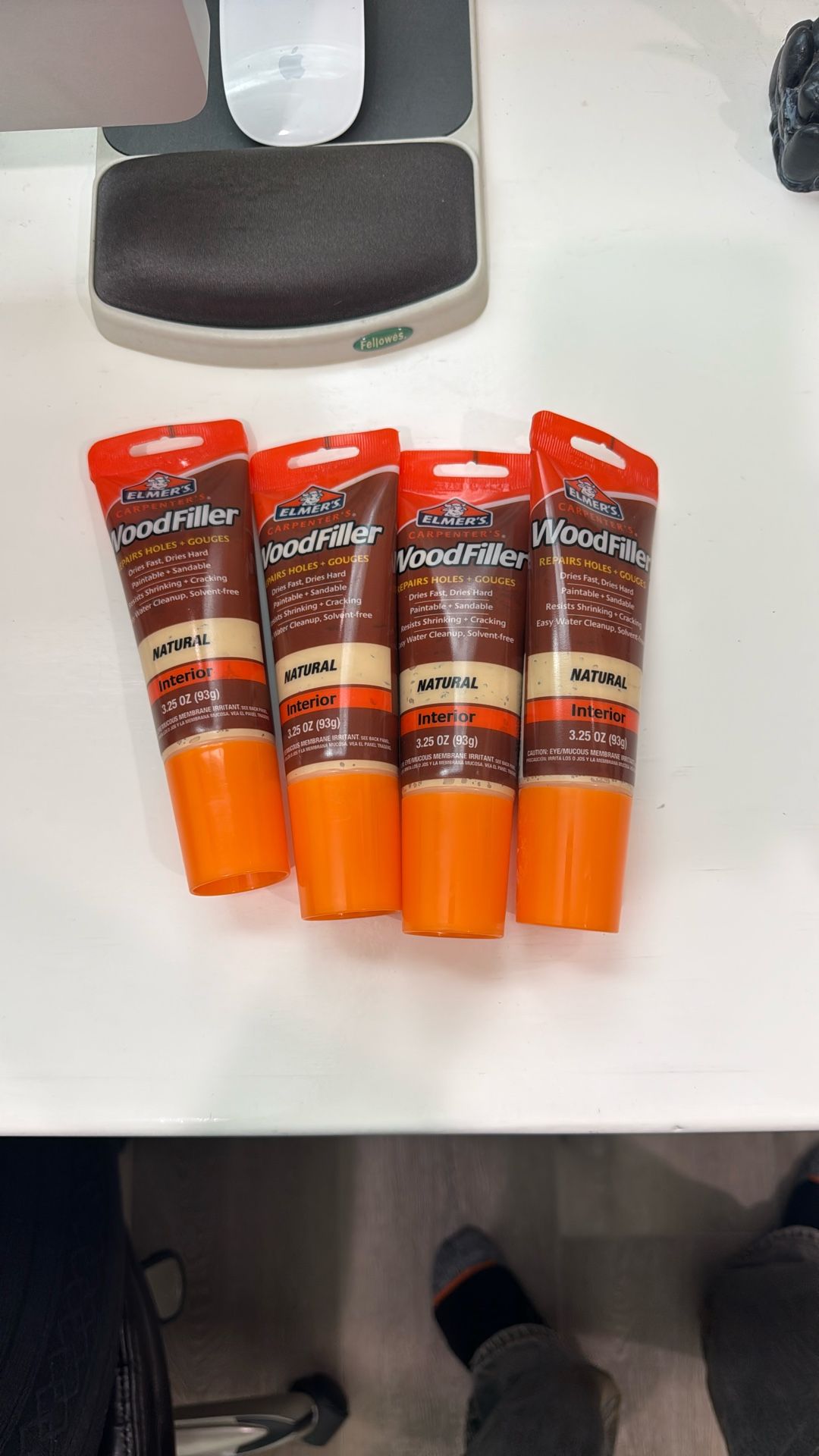 Elmer's E868 Carpenter's Wood Filler, 3.25-Ounce Tube, Natural