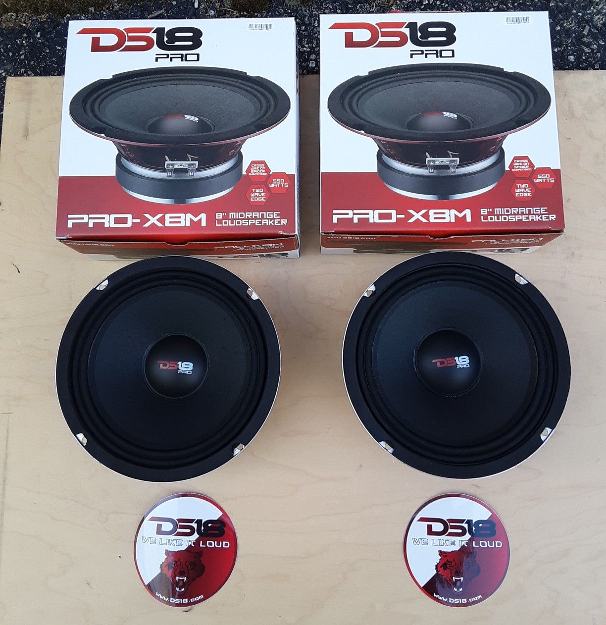 NEw! 8" mid-range loudspeakers (VOZ)