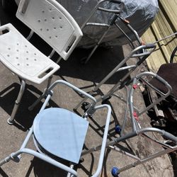 Walker Shower Chair And toilet chair