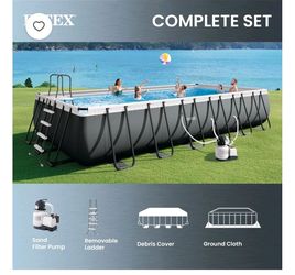 Above ground swimming pool 24ft x 52 in