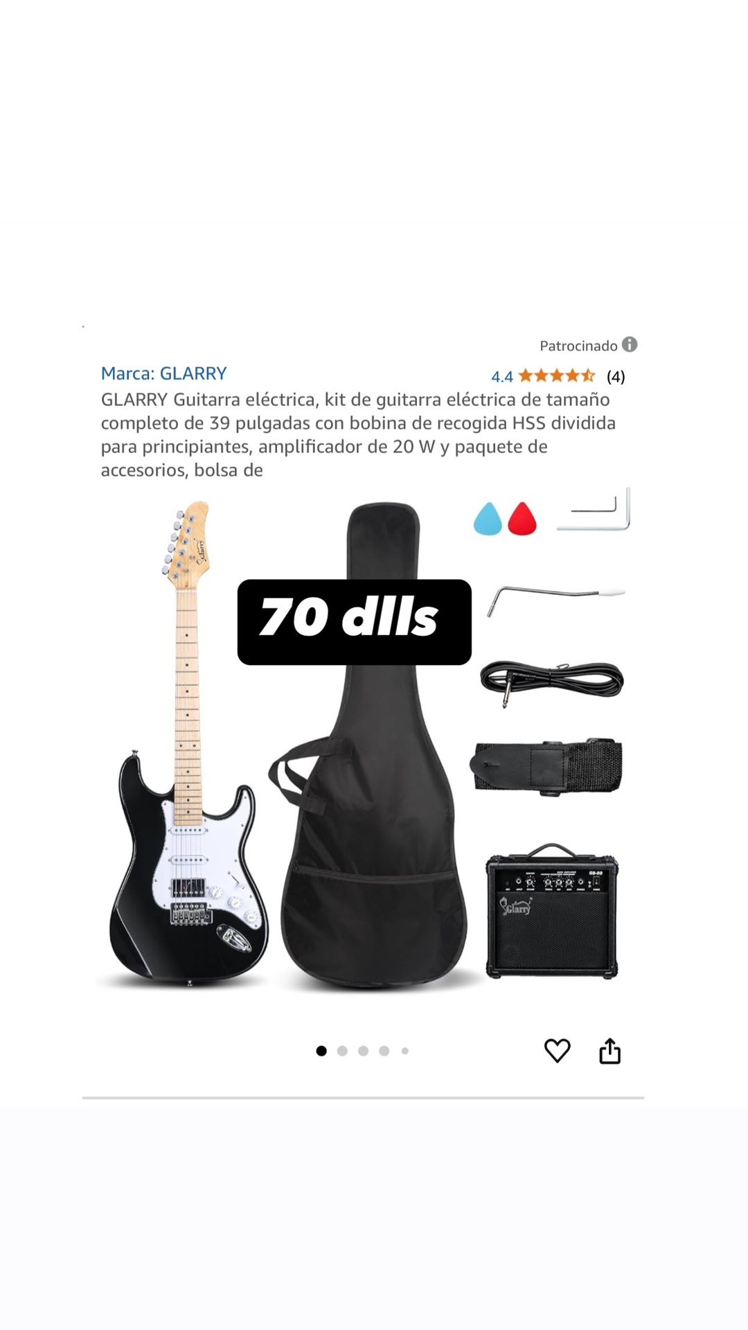 Guitarra Eléctrica Marca Glarry