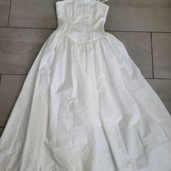 White Summer Dress, Never Worn With Tags