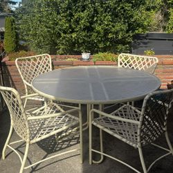 Mid Century Brown Jordan Patio Set