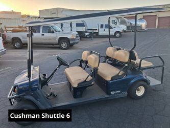 Cushman Shuttle 6 electric golf cart