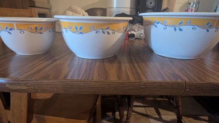 Corelle Coordinates stoneware mixing bowls