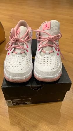 Pink Jordan sneakers