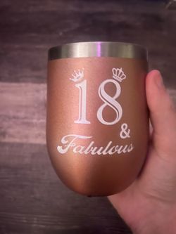 18 and fabulous cup
