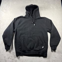 Pro Club Men's Size M Faded Black Heavyweight Pullover Hoodie Y2K Baggy
