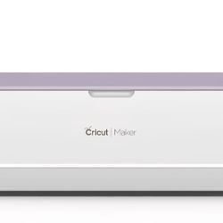 Lilac Cricut Maker Original (like new, used once)and vinyl storage Tower