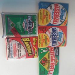 5 Wax Packs Baseball Cards