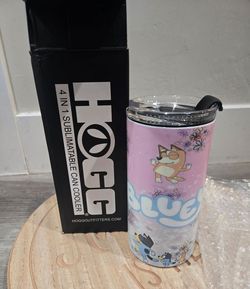 Hogg Bluey Sublimated Tumbler with Lid