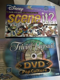 Disney Scene It And Trivial Pursuit Game