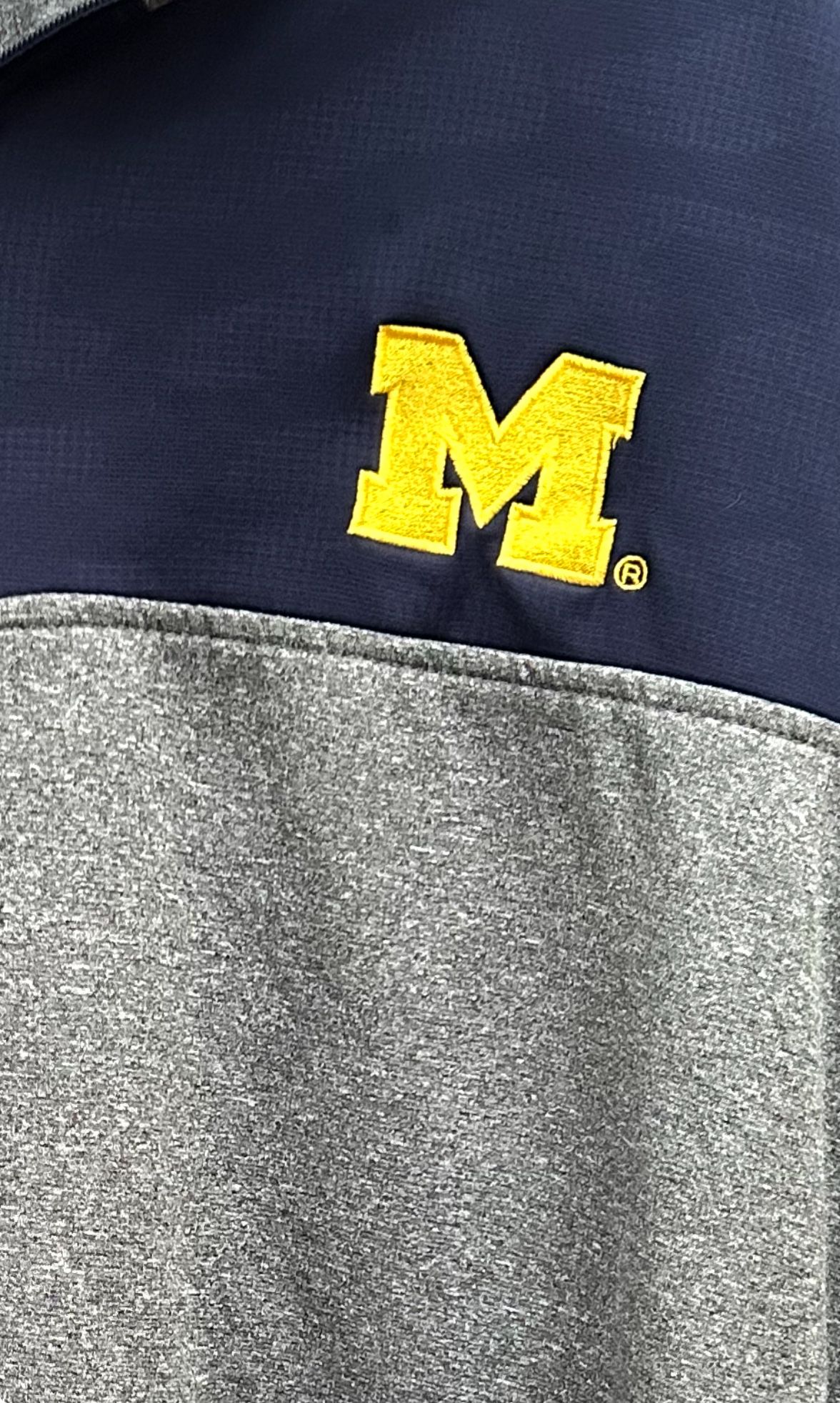 Michigan Wolverines Quarter Zip Pullover
