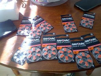 Rayovac Size  13 Hearing Aid Batteries