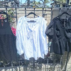 PLUS SIZE LANE BRYANT, TORRID AND LAND'S END TOPS