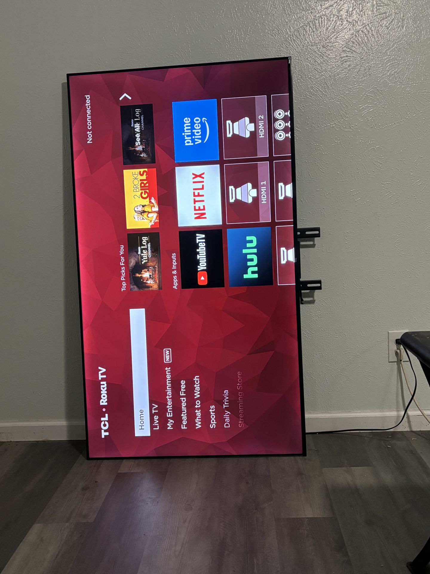 TCL 65” Class S4 4K UHD HDR LED Smart Roku TV