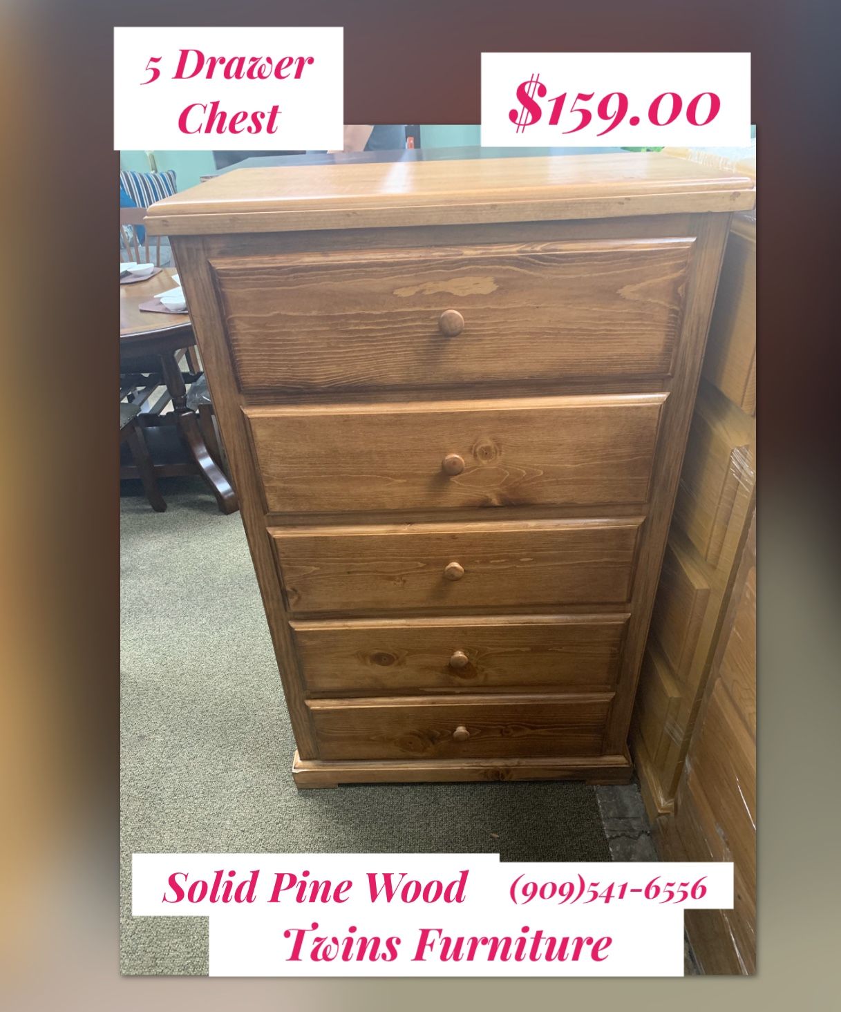 Drawer 5 Chest,Cajonera 5 cajones