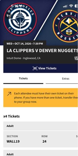 Clippers vs nuggets