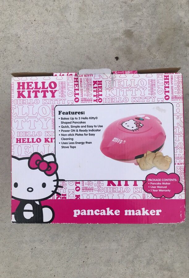 Hello kitty pancake maker