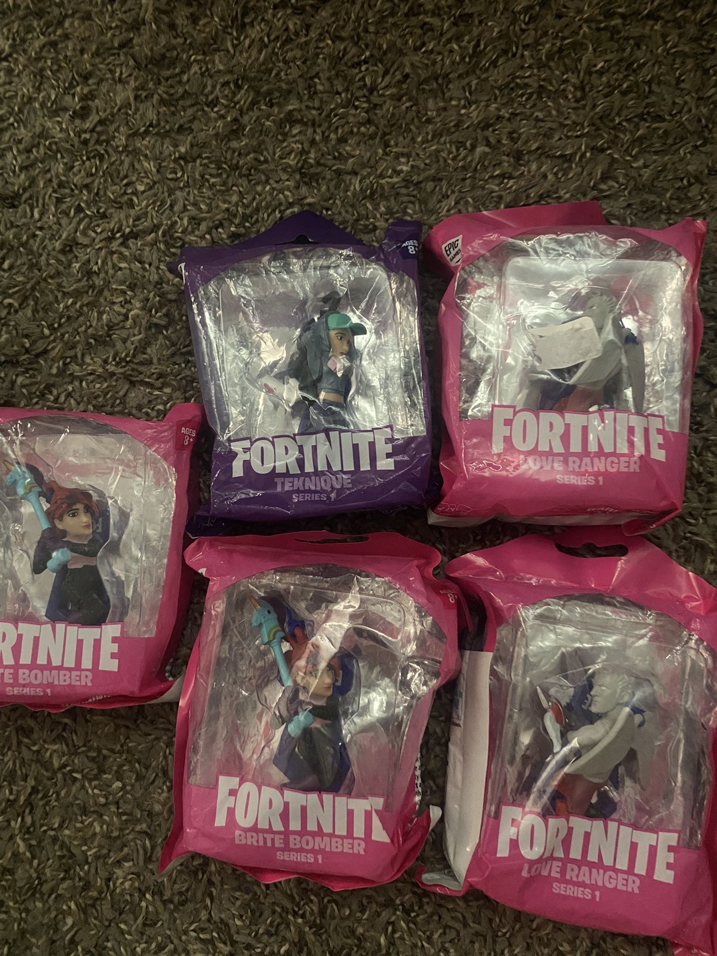 Assortment Of Fortnite Figurines