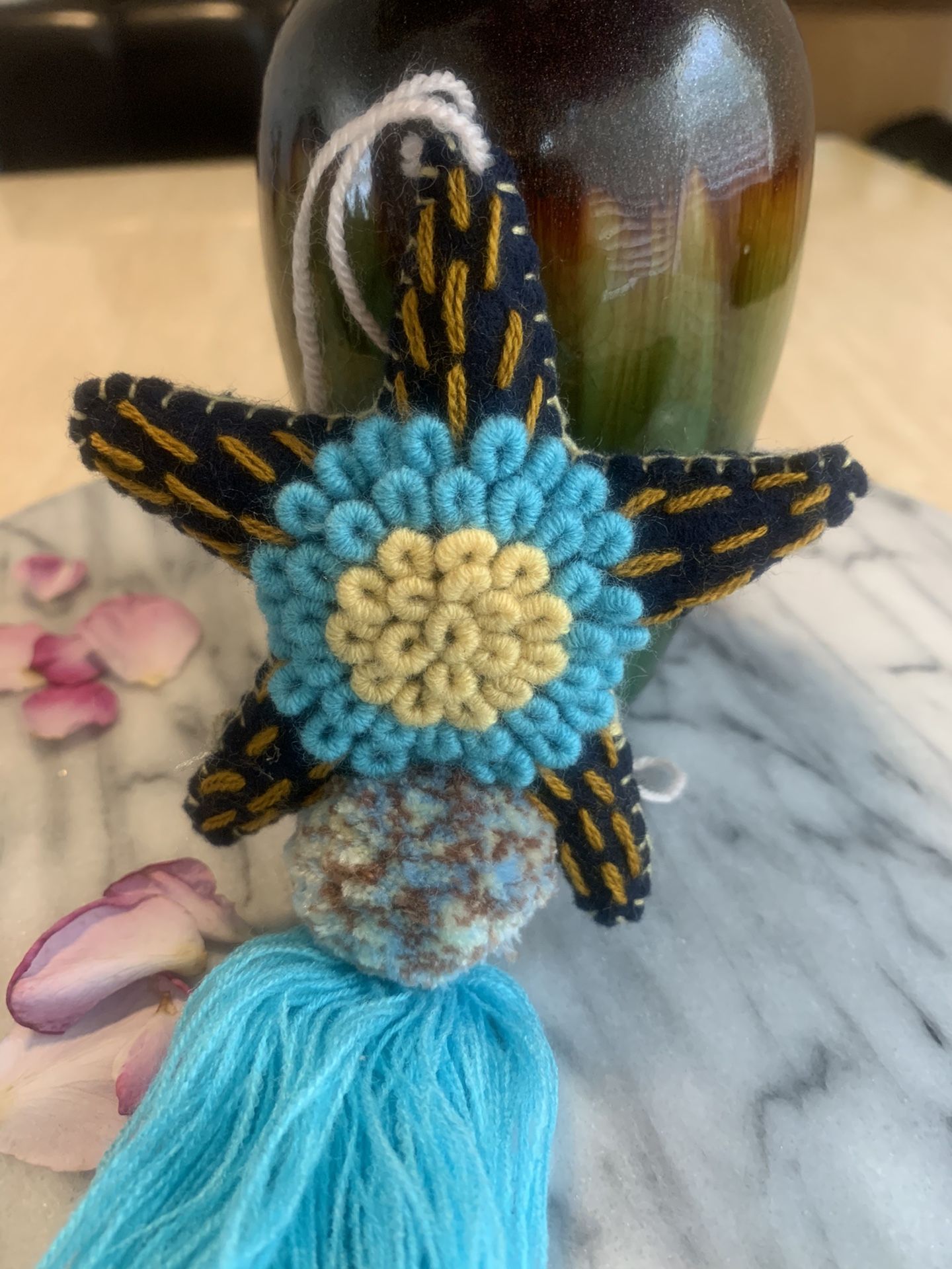 Handmade star with tassel