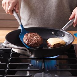 Princess House Carbon Steel Cast iron Skillet 12" 10901 Stainless Steel New