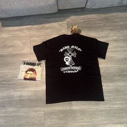 BAPE X CHROME HEARTS T SHIRT