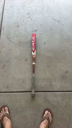 Baseball bat 34.5 (swings 33.5) cat x connect puck knob