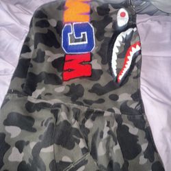 Bape camo hoodie 