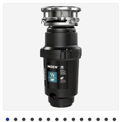 New Moen Garbage Disposal 1/2 Hp