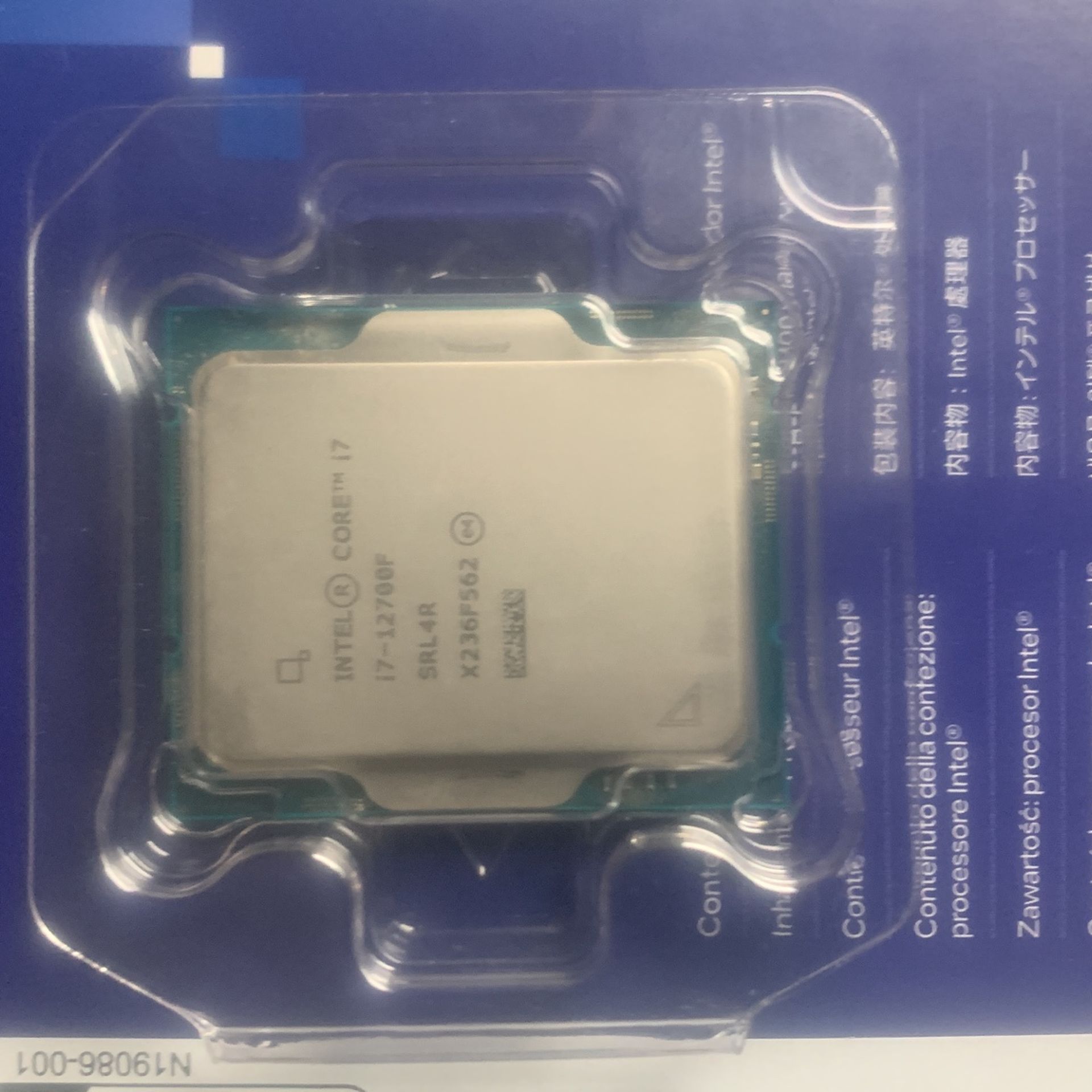 12th Gen Intel i7 CPU Gently Used 
